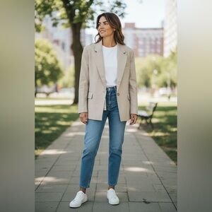 We-ar4 Light Sand Blazer size large